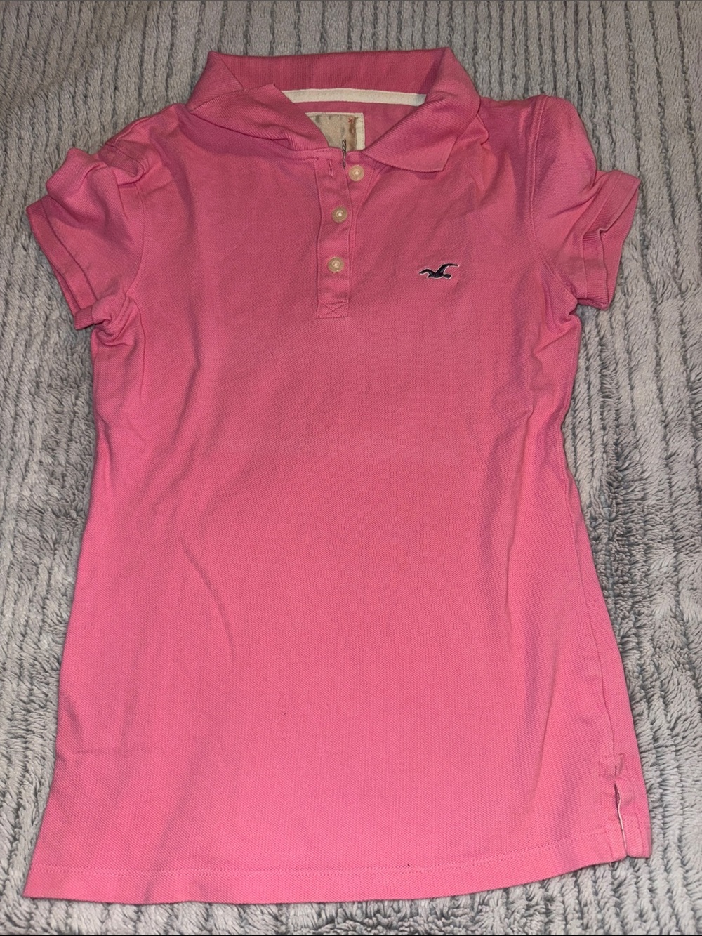 Hollister Pink Polo
